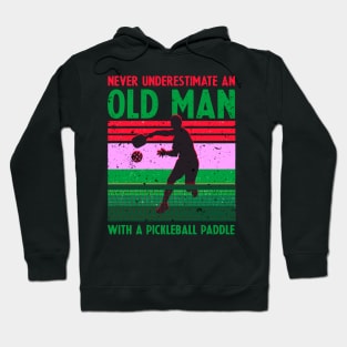 Cool Pickleball Design For Men Grandpa Pickleball Player Hoodie